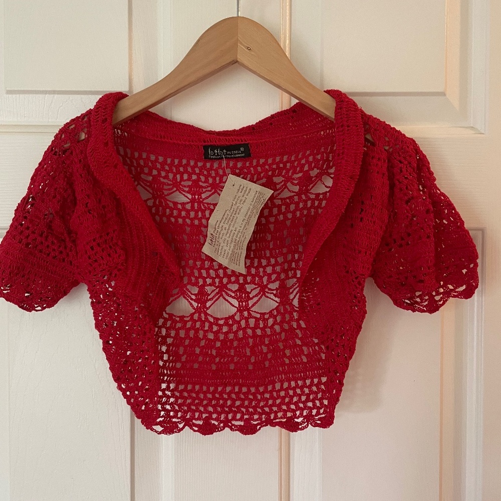 hand knit blazer